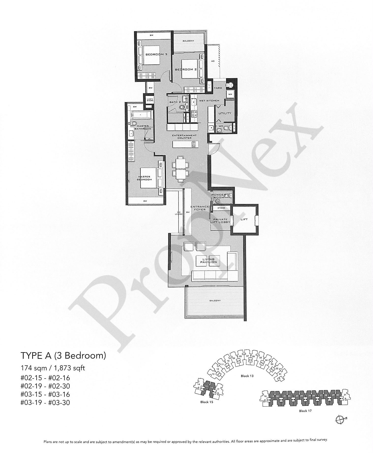Type A – 3BR | 1,873 sqft