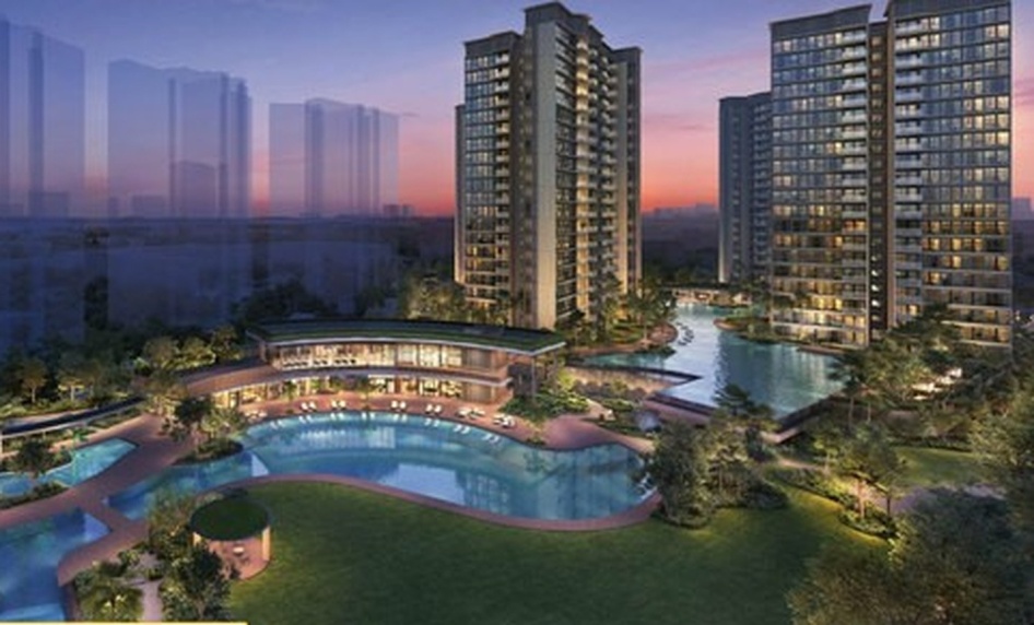 Thomson Reserve 住宅楼宇与水景效果图