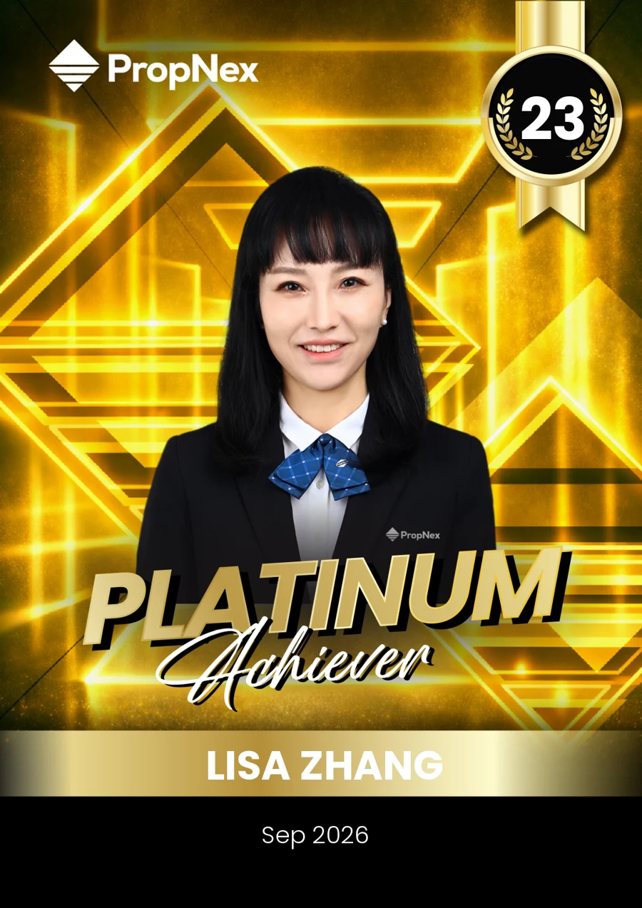 LISA ZHANG · Platinum Achiever · No. 23 · September 2026