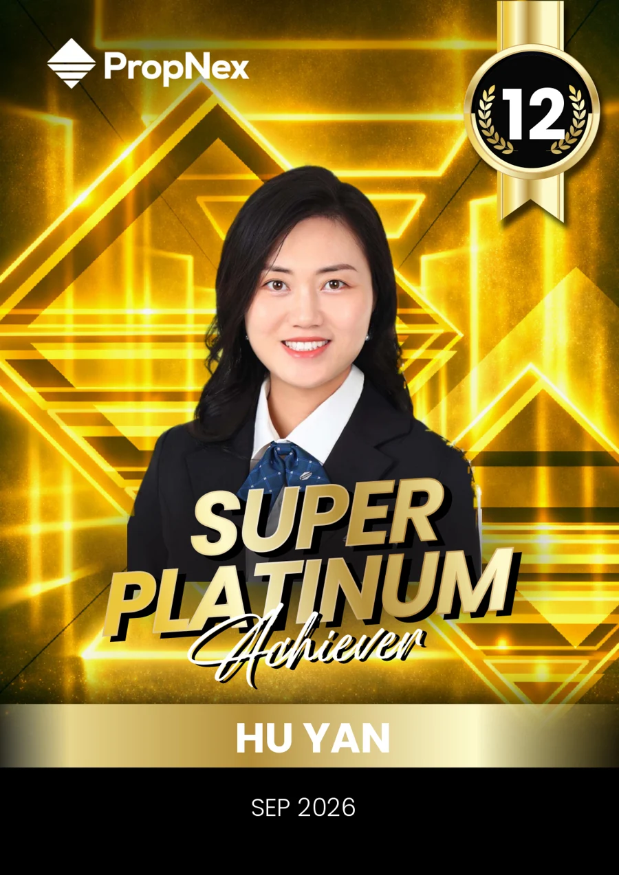 HU YAN · Super Platinum Achiever · No. 12 · September 2026