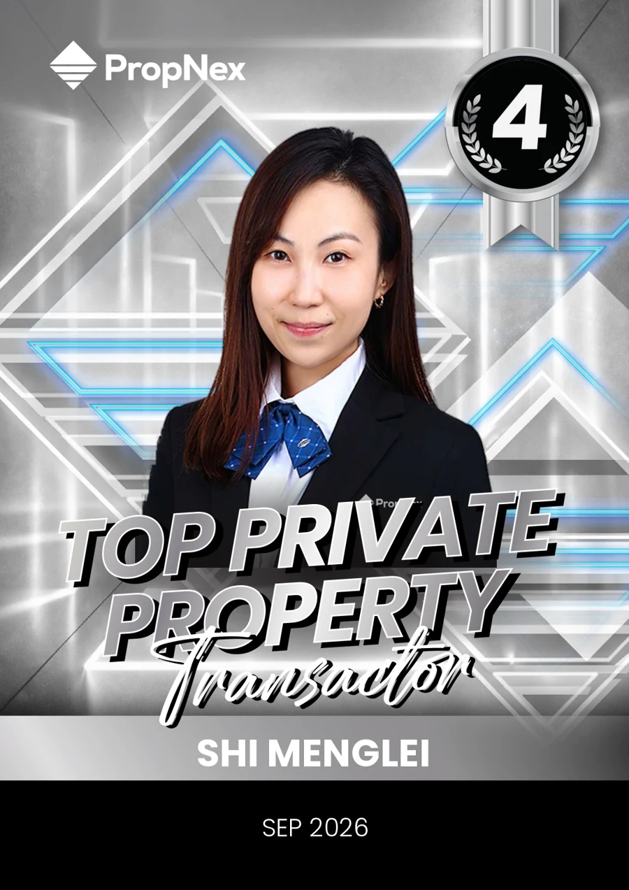 SHI MENGLEI · Top Private Property Transactor · No. 4 · September 2026