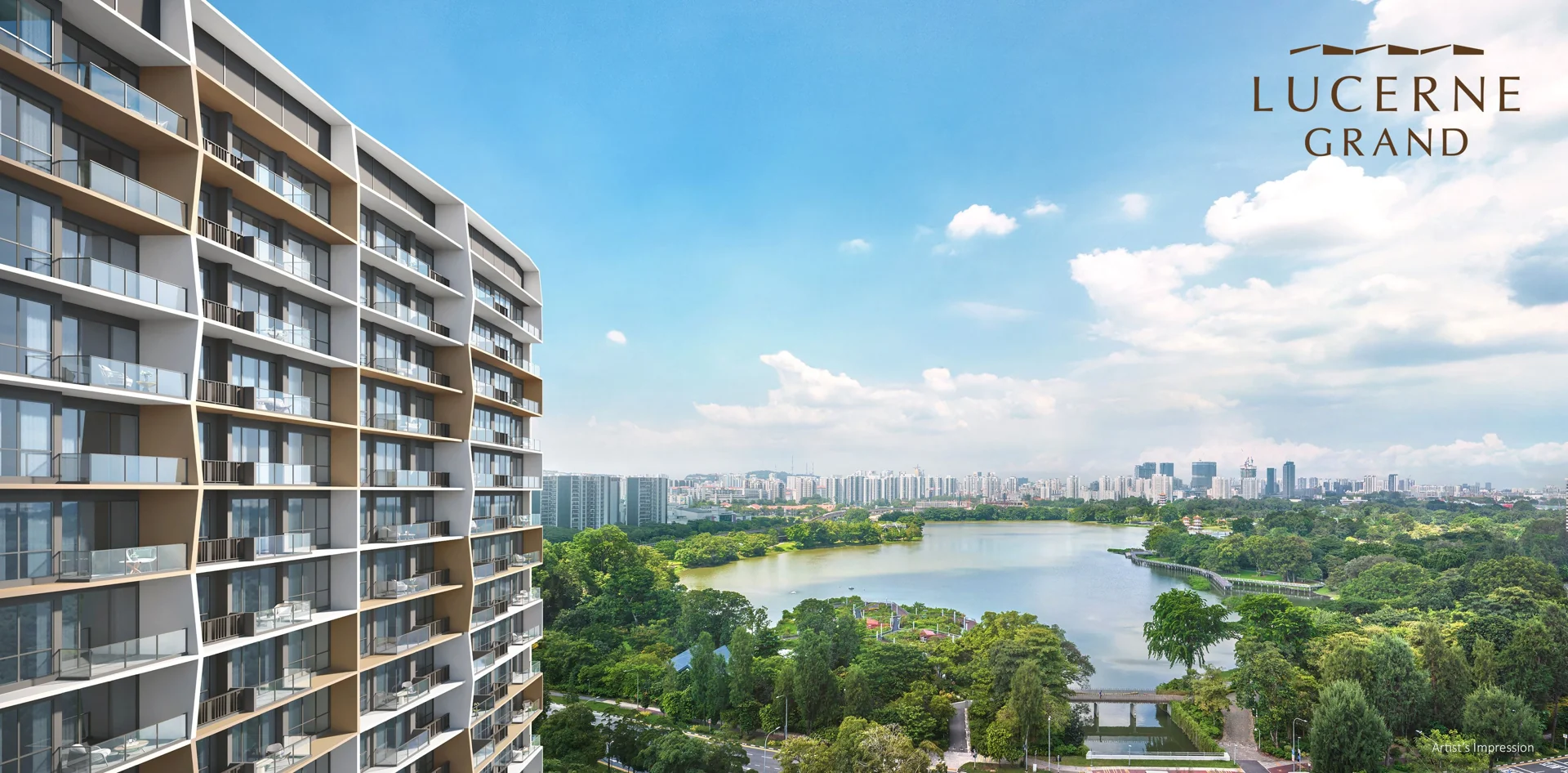 建筑与湖畔环境 · Artist’s impression
