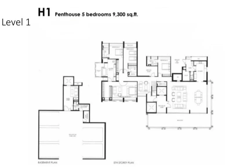 The Nassim · KFD-LUX-006 户型图 1