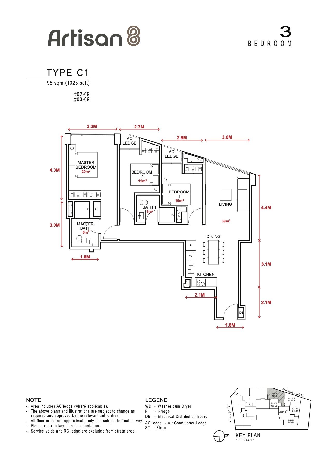 C1 · 1023 sqft