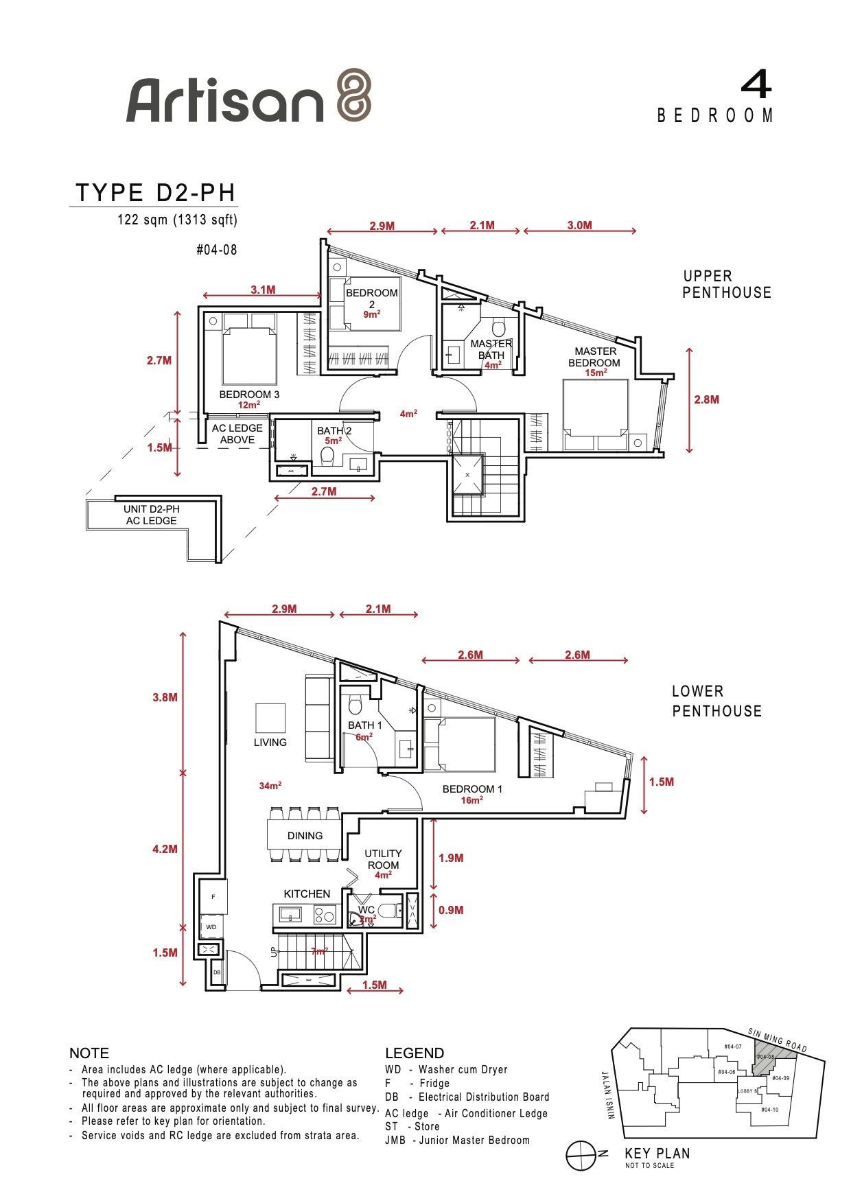 D2-PH · 1313 sqft