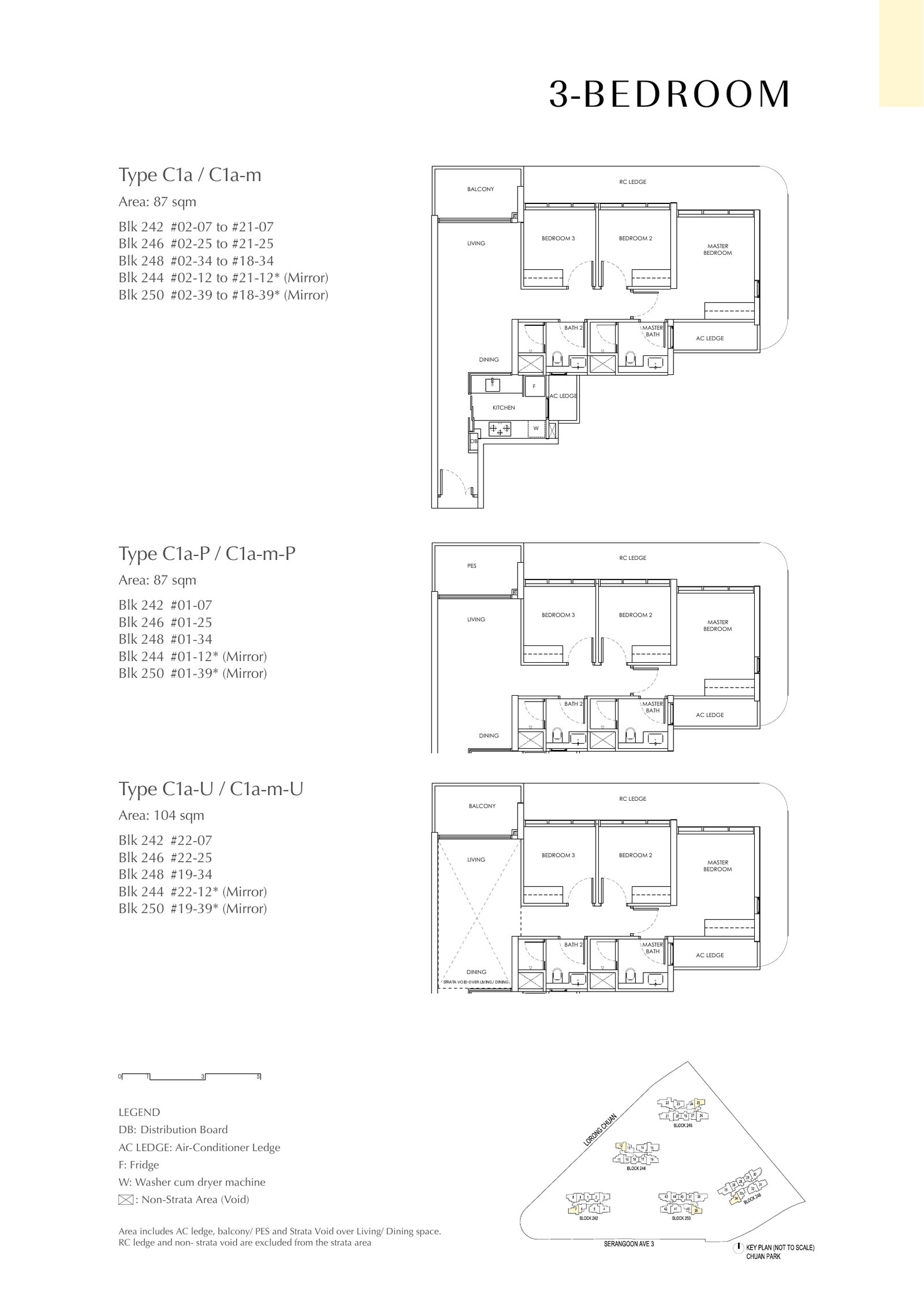 C1a / C1a-P / C1a-U · 936 sqft
