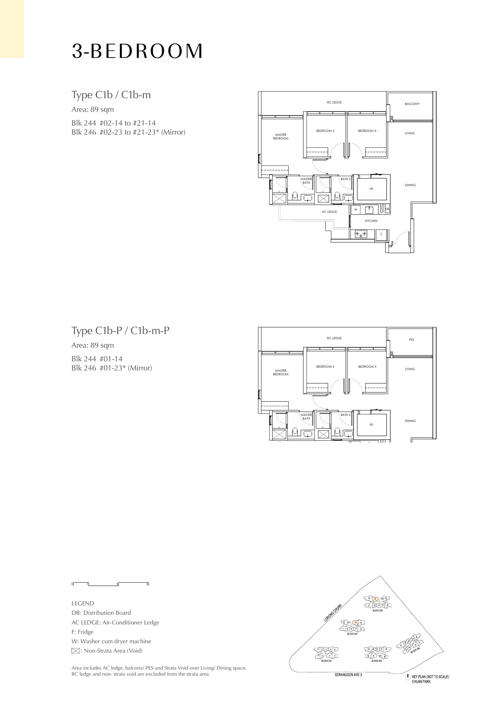C1b / C1b-P · 958 sqft