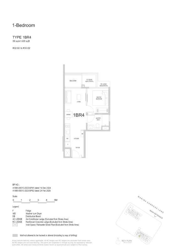 1 Bedroom · 4
