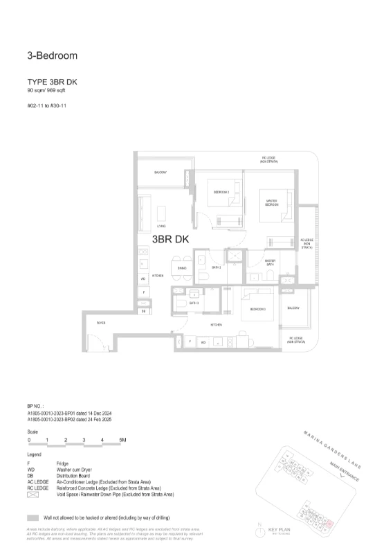 3 Bedroom · 1