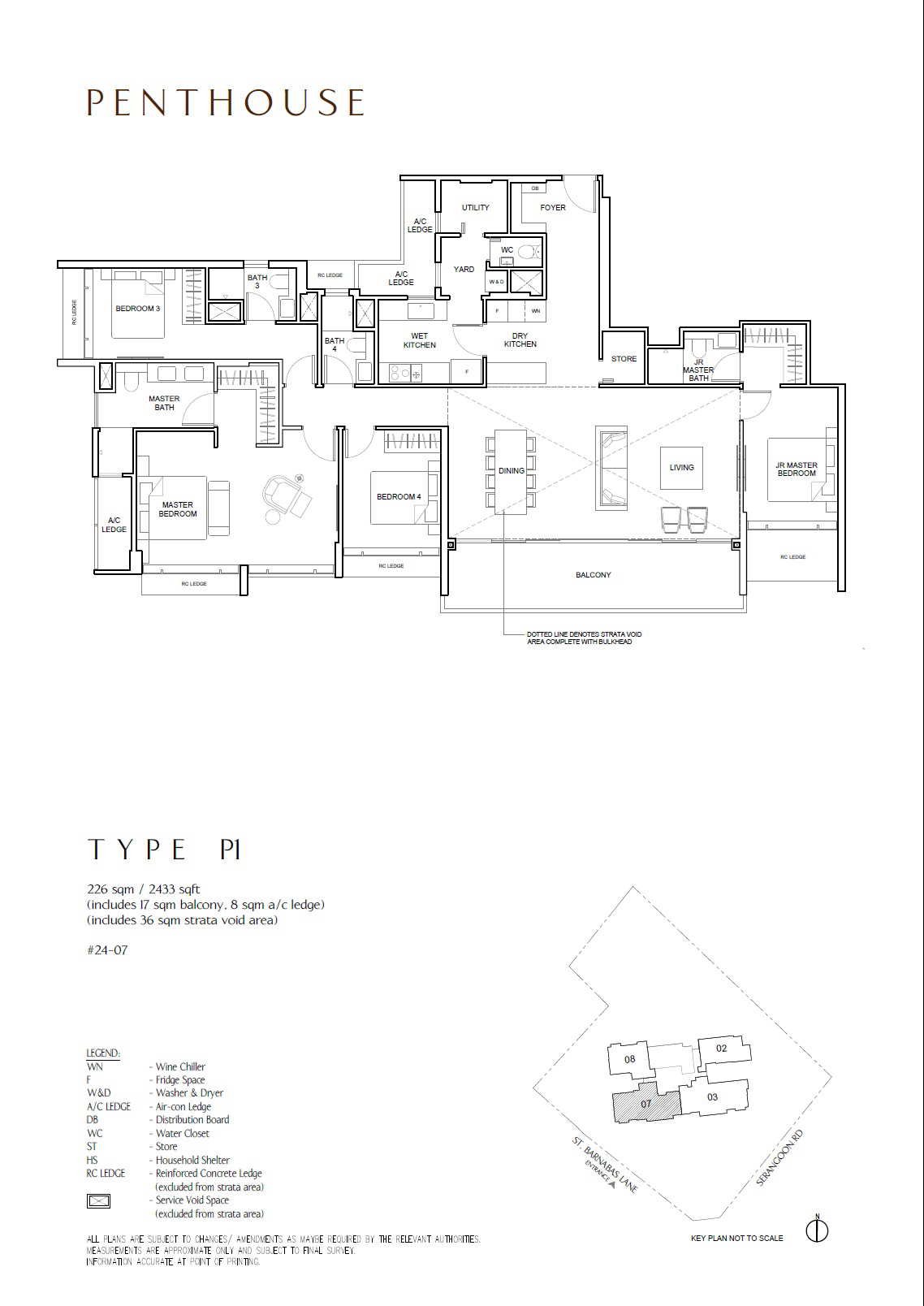 The Arcady 文庆 #24-07 · PentHouse P1 · 226 ㎡