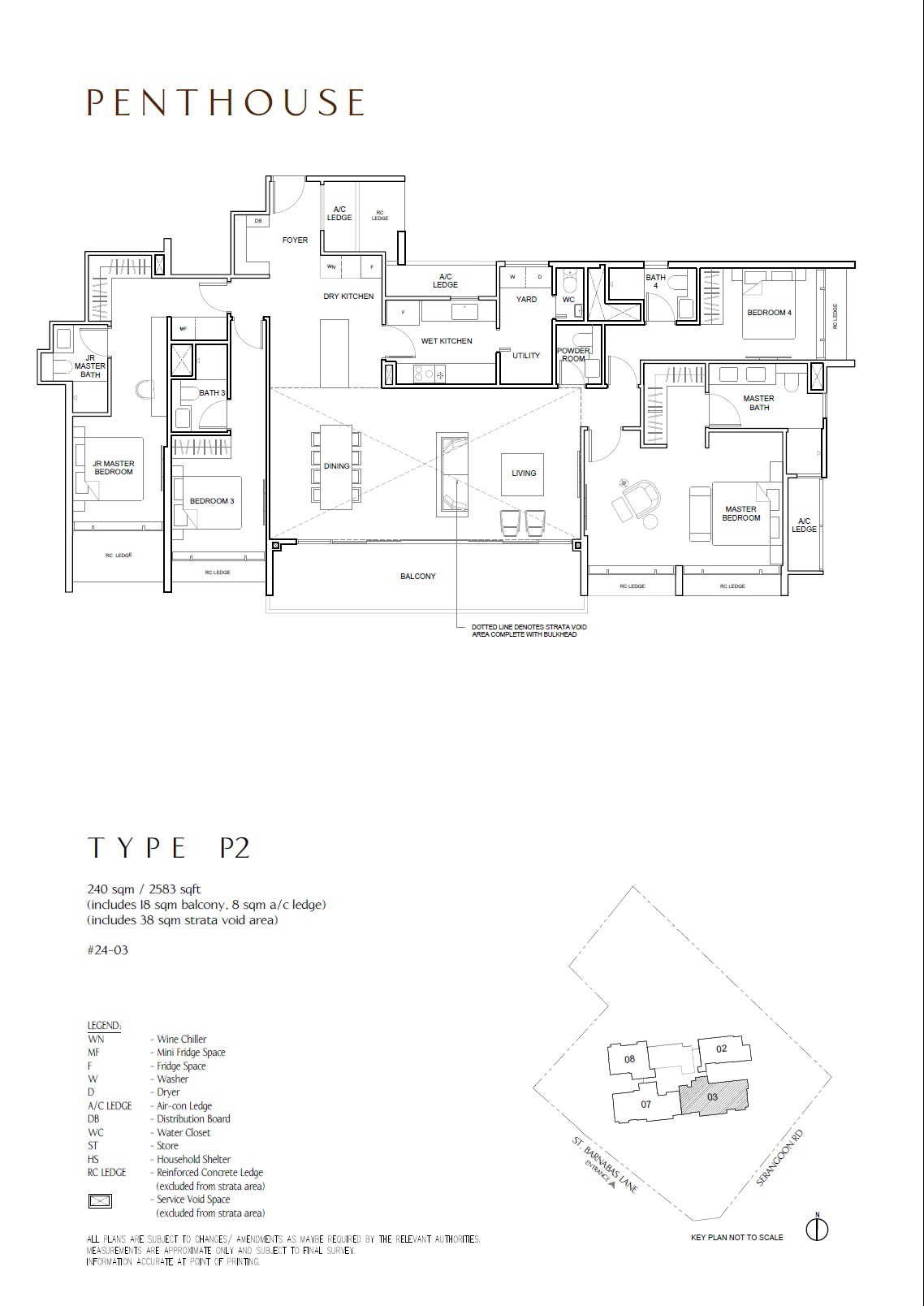 The Arcady 文庆 #24-03 · PentHouse P2 · 240 ㎡