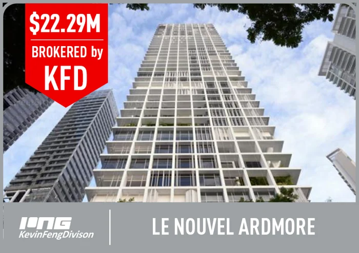 Le Nouvel Ardmore · Sold by KFD · S$22.29M
