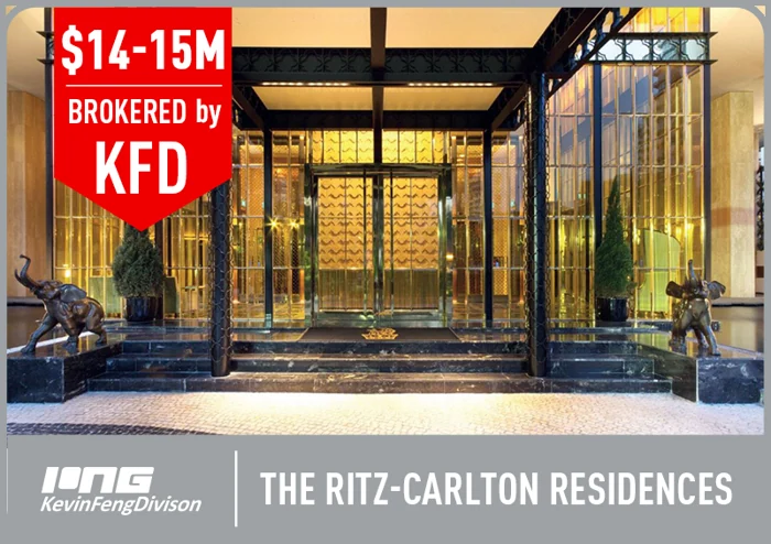 The Ritz-Carlton Residences · Sold by KFD · S$14–15M