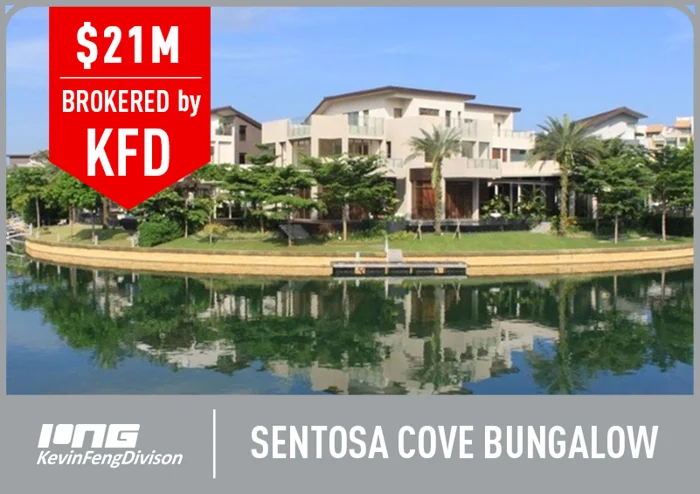Sentosa Cove Bungalow · Sold by KFD · S$21M