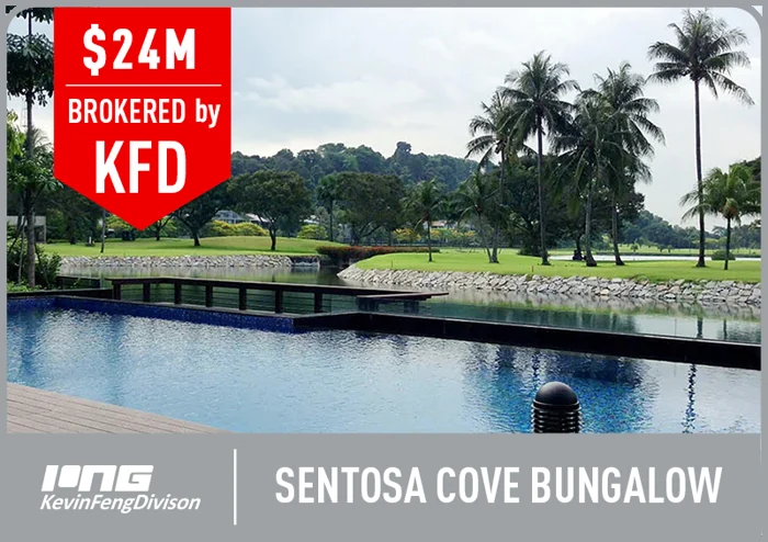 Sentosa Cove Bungalow · Sold by KFD · S$24M
