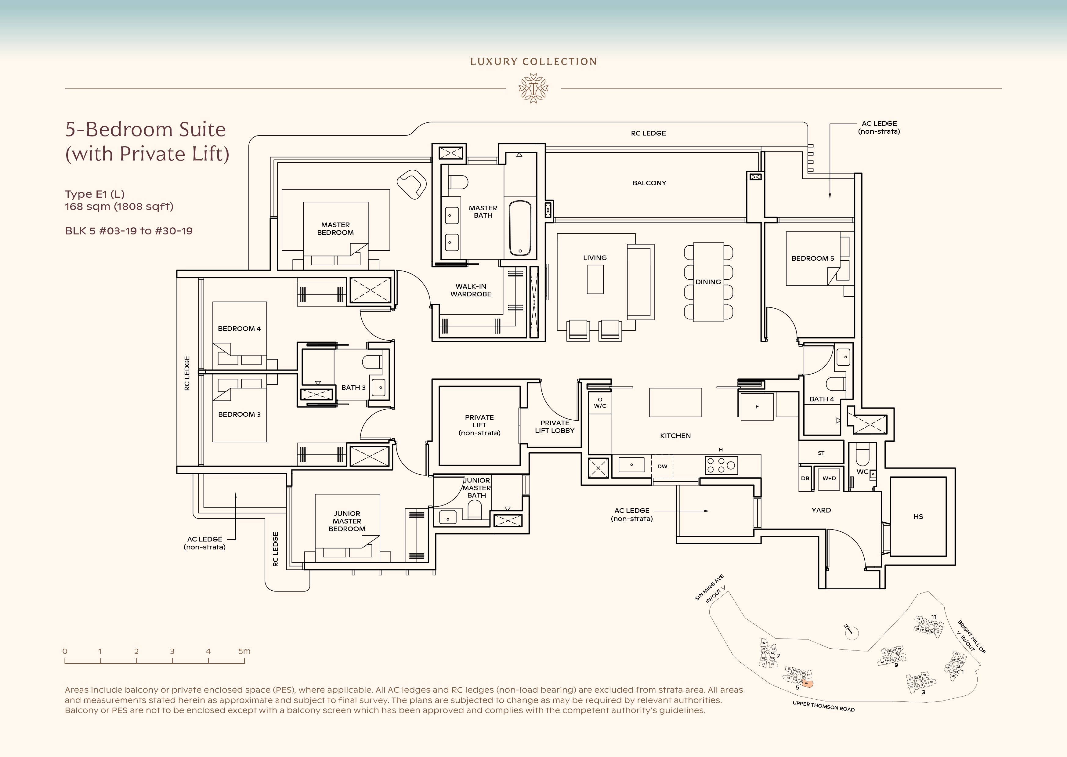 E1 (L) · 168 m² / 1,808 sqft