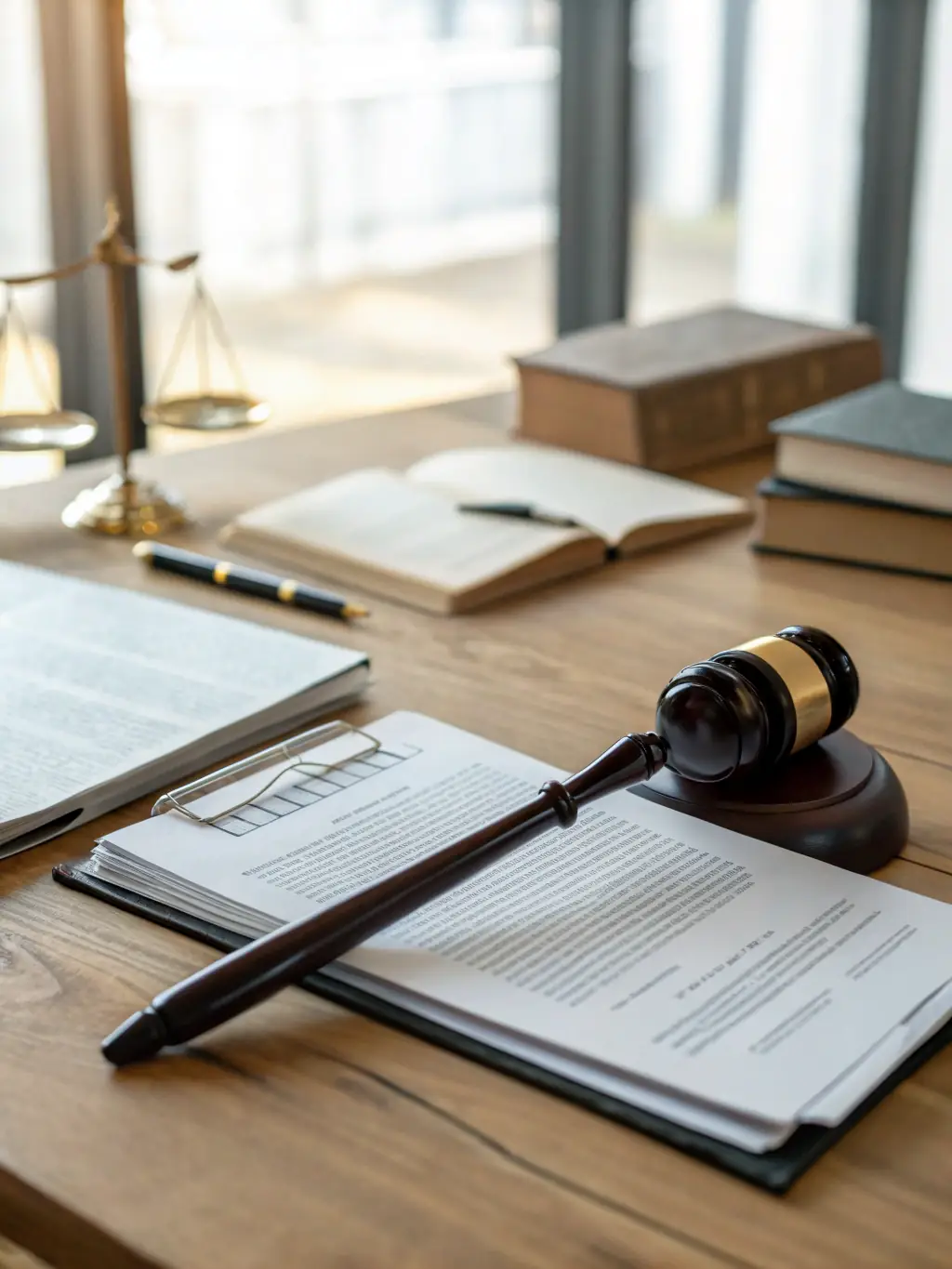 A close-up shot of legal documents with a pen, emphasizing clear documentation and compliance in property management.